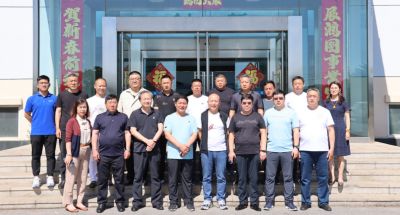 北大荒集团尖山农场董事长付余仁一行莅临公司参观考察