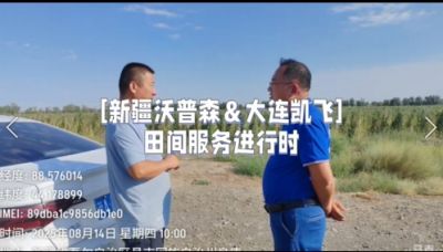 新疆沃普森&大连凯飞  田间服务进行时